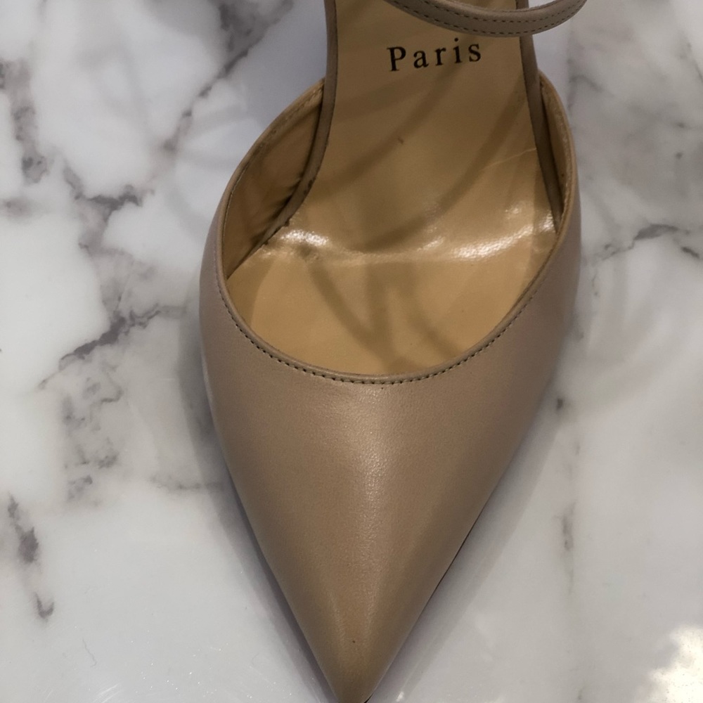 NIB Christian Louboutin Suzanna 100. Nude 38.5 - Picture 4 of 8